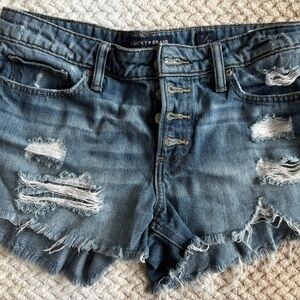 Lucky Brand Blue Distressed Women's Shorts